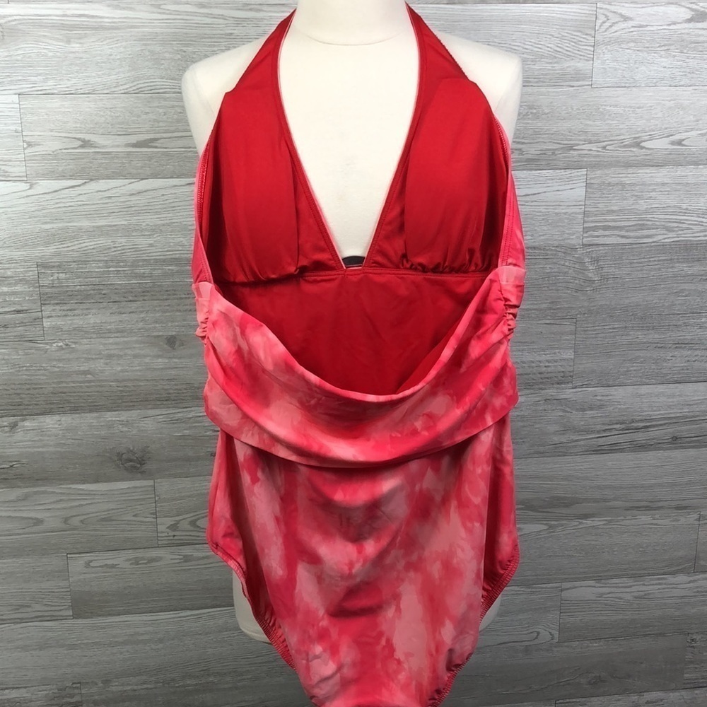 NWT Coco Reef Tie Dye One Piece Halter Swimsuit - Picture 11 of 11